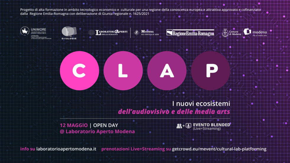 Modena, EVENTO CONCLUSIVO DEL CLAP – Cultural Lab Platforming