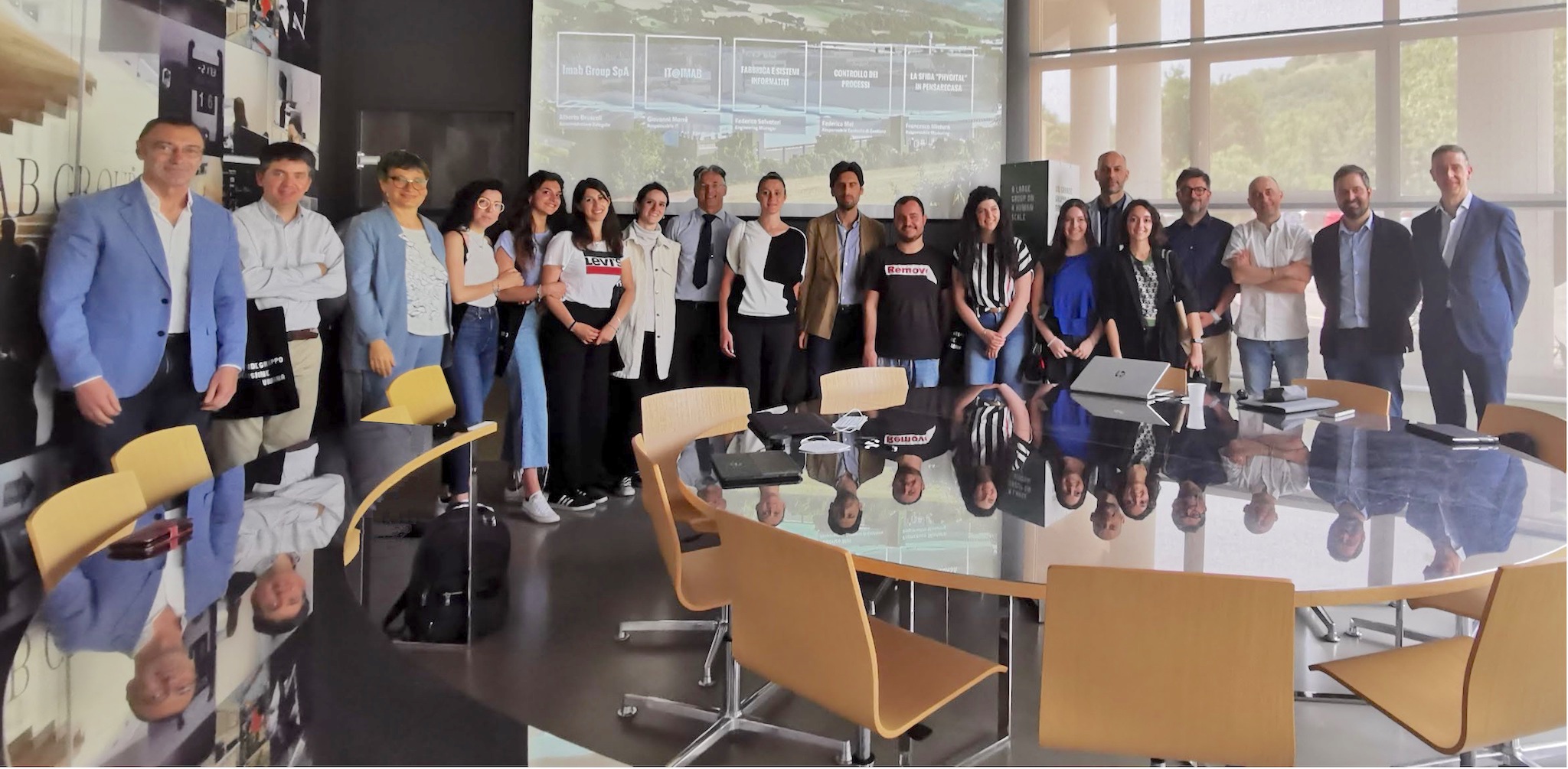 GLI STUDENTI DELL’UNIVERSITÀ DI URBINO IN VISITA ALL’IMAB DI FERMIGNANO