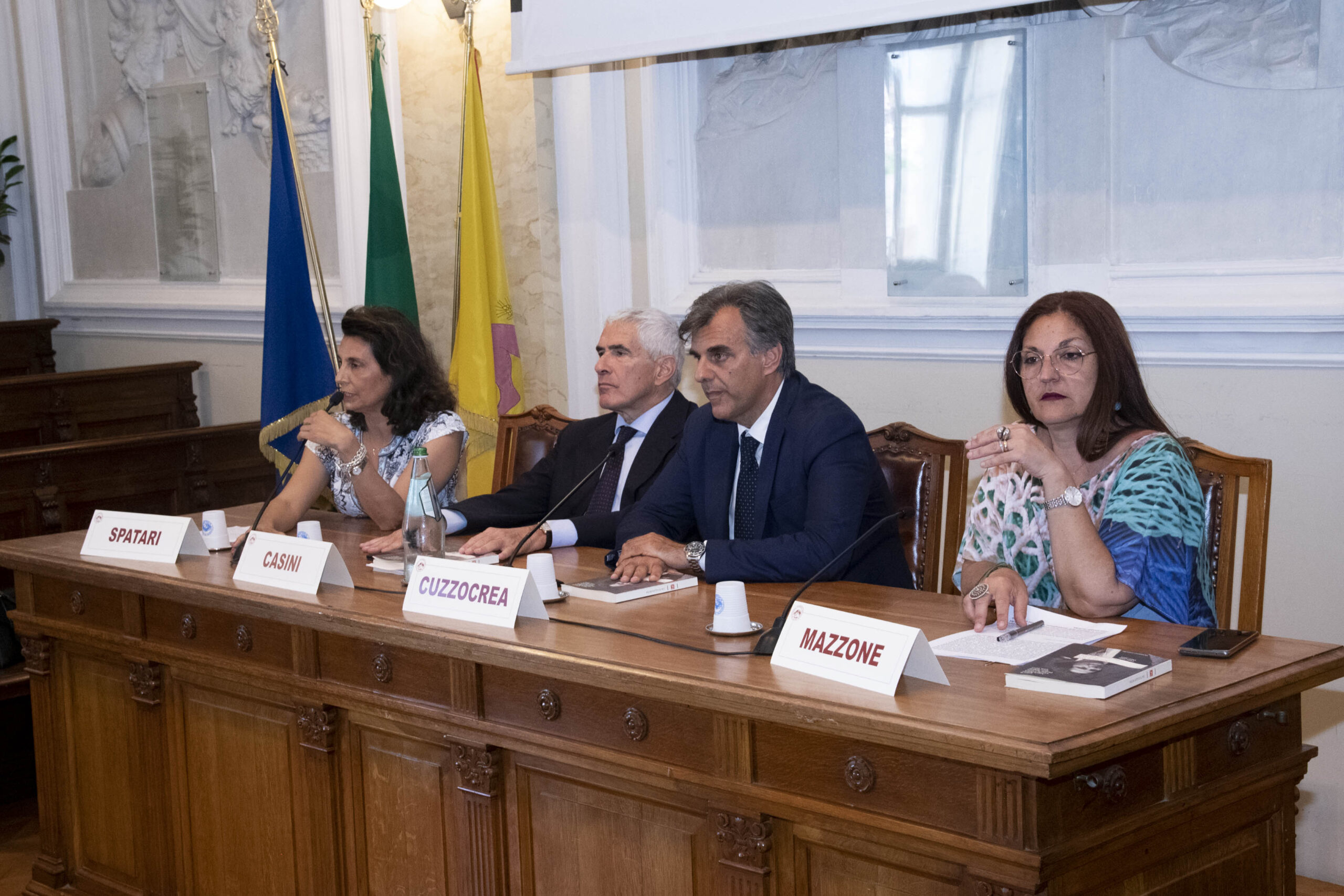 Pier Ferdinando Casini in Aula Magna per la presentazione del Volume “Nilde Iotti e il PCI. Due centenari, una Storia”