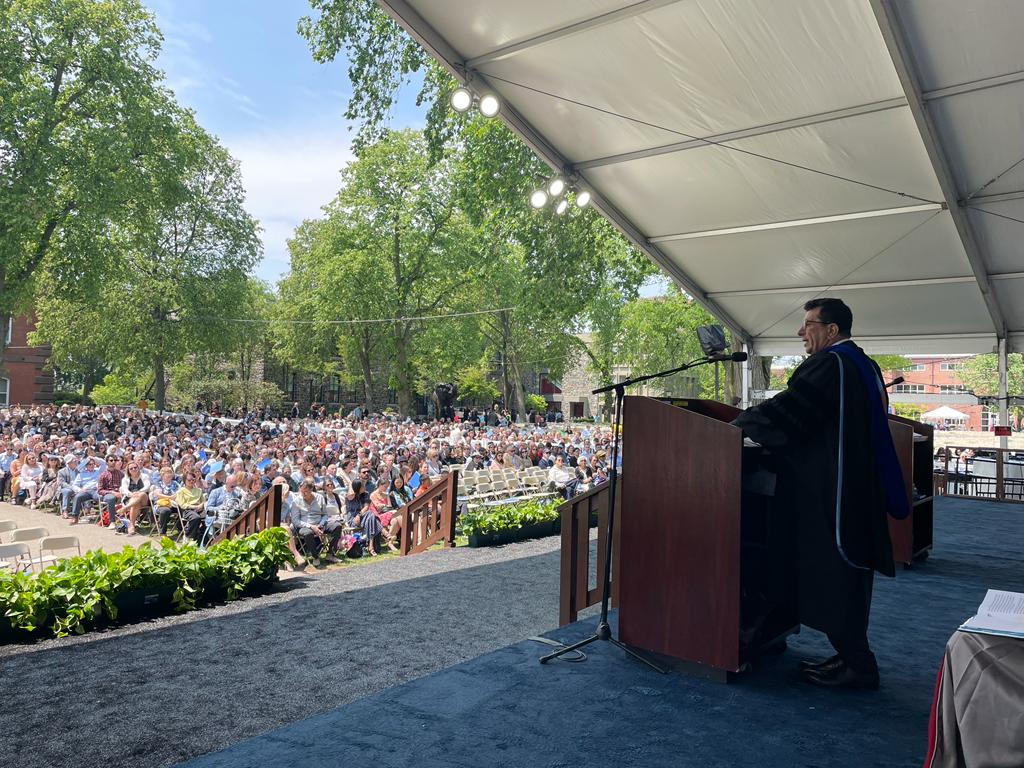 Il Rettore dell’Università di Pavia alla Tufts University di Boston