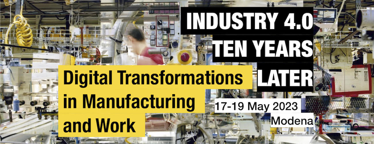 A Modena, “Industry 4.0, Ten Years Later”