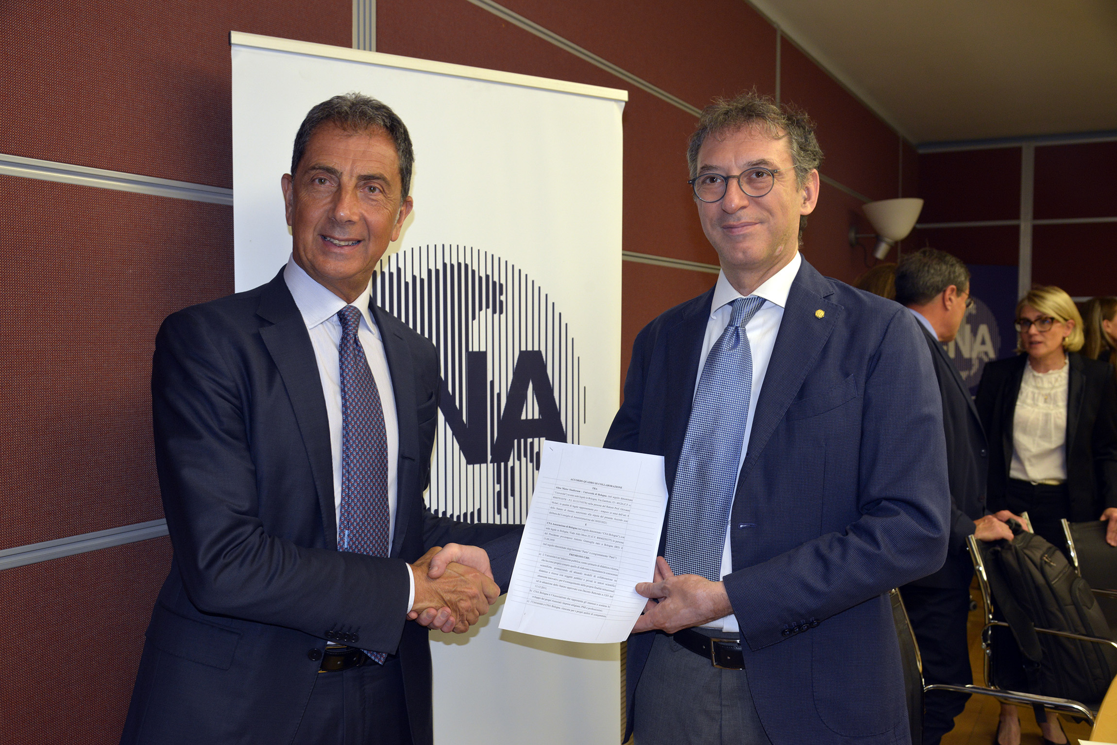 Rinnovato per altri cinque anni l’accordo tra AlmaMater e Cna Bologna